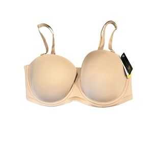 NWT Wacoal 854119 Red Carpet Convertible Strapless Bra 38DD Nude Beige Underwire